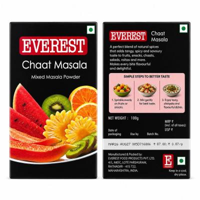 EVEREST CHAAT MASALA MIXED MASALA POWDER - 100g