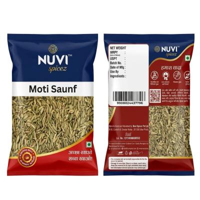 NUVI SPICEZ MOTI SAUNF BIG FENNEL SEEDS – 50g